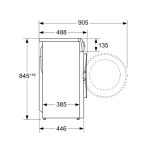 სარეცხი. მანქანა წინა ჩატვირთვით - BOSCH - WLP20265OE - Image 2