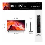 ტელევიზორი SONY BRAVIA KD65X80L size